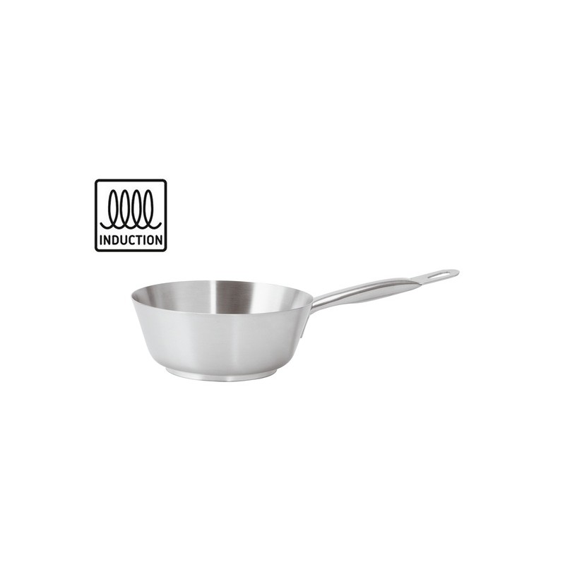 CASS.CONICA INOX  cm20x6,5h  - 1937120 | Novalberghiera