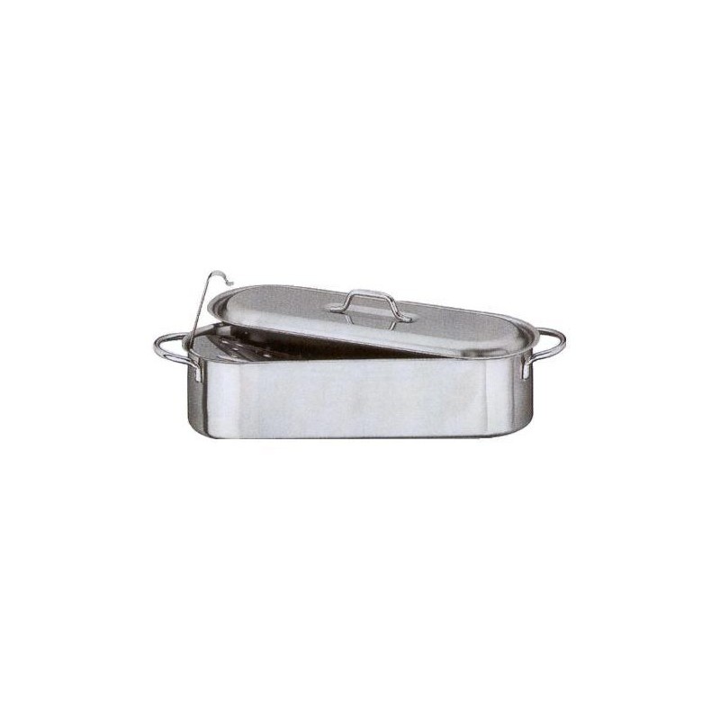 PESCERA INOX +COP+GR.cm45  - 3782045 | Novalberghiera