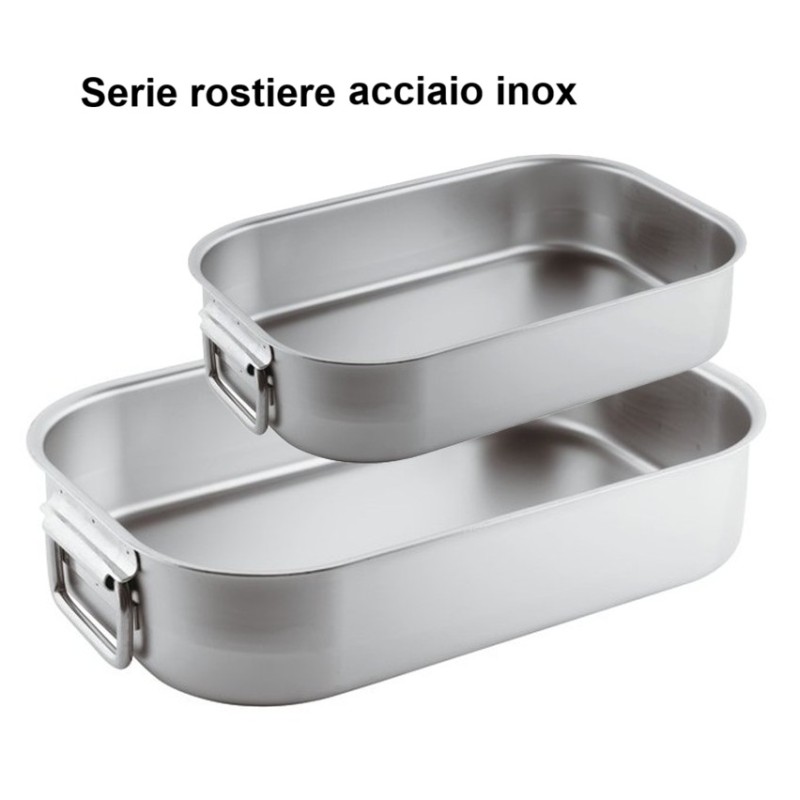 TEGLIE RETTANGOLARI PESANTI INOX  - 1927999 | Novalberghiera