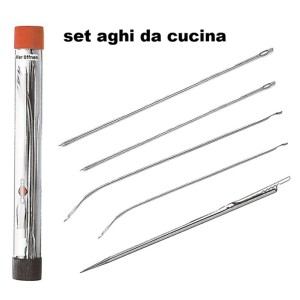 SET 5 AGHI DA CUCINA INOX