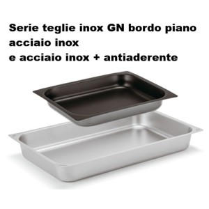 TEGLIE INOX GN 1/1 cm 53x32,5  - 3079999 | Novalberghiera