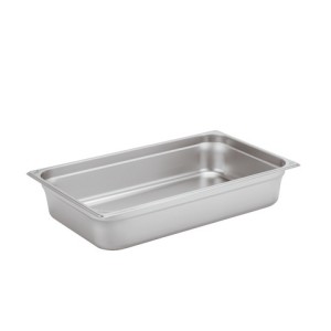 VASCA GN INOX 1/1 cm53x32,5x10h  - 3081010 | Novalberghiera