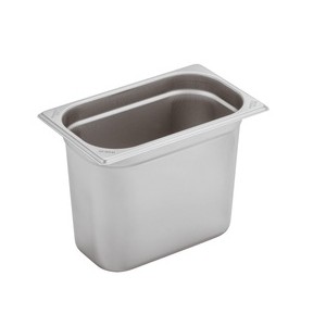 VASCA GN INOX 1/4 cm26,5x16x20h  - 3085020 | Novalberghiera