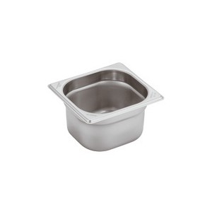 VASCA GN INOX 1/6 cm17,6x16x10h  - 3086010 | Novalberghiera