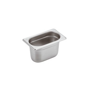 VASCA GN INOX 1/9 cm17,6x11x10h  - 3086110 | Novalberghiera