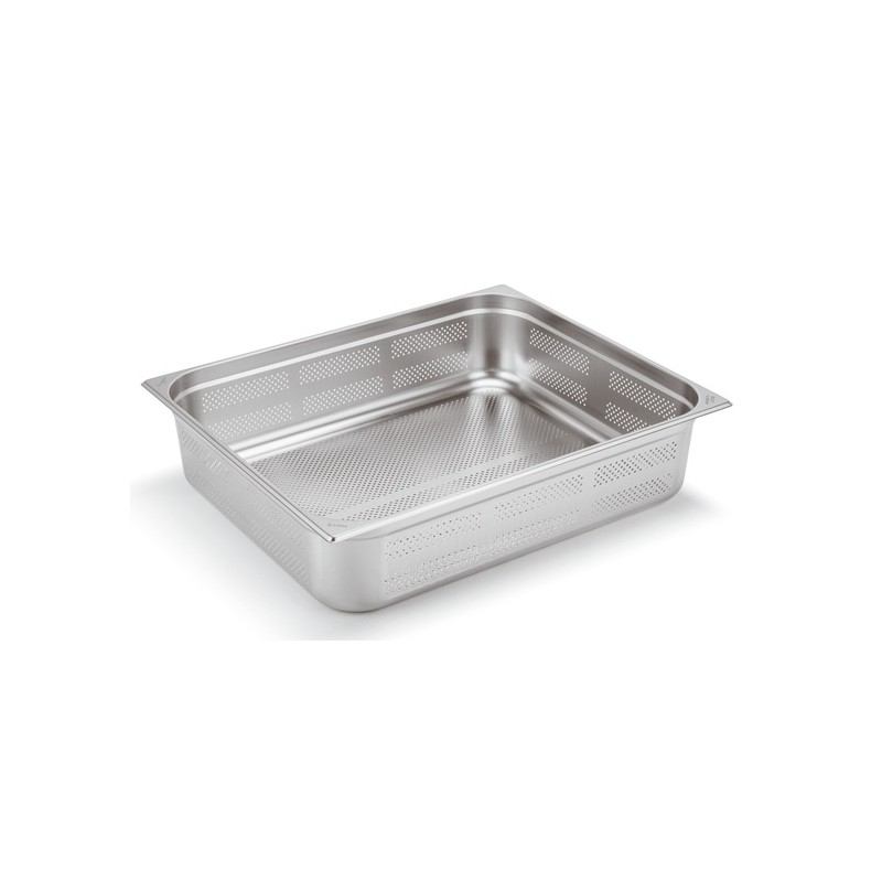 VASCA INOX FORATA GN 2/1x15h  - 3088015 | Novalberghiera