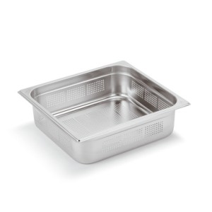 VASCA INOX FORATA GN 2/3x10h  - 3090010 | Novalberghiera