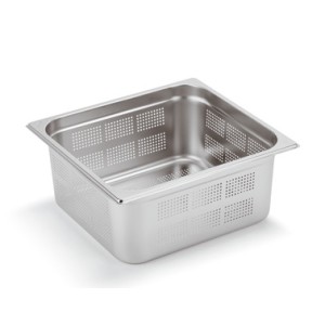 VASCA INOX FORATA GN 2/3x15h  - 3090015 | Novalberghiera