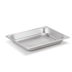 VASCA INOX FORATA GN 1/2x4h  - 3091004 | Novalberghiera