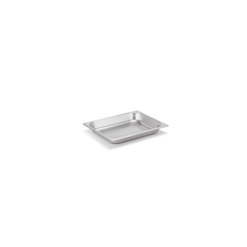 VASCA INOX FORATA GN 1/2x4h  - 3091004 | Novalberghiera
