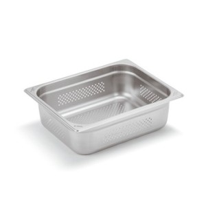 VASCA INOX FORATA GN 1/2x10h  - 3091010 | Novalberghiera