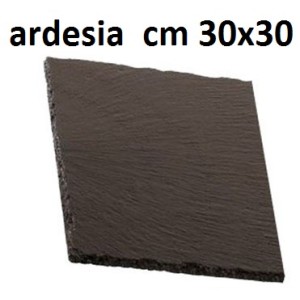 PIATTO ARDESIA cm 30x30  - 3006030 | Novalberghiera