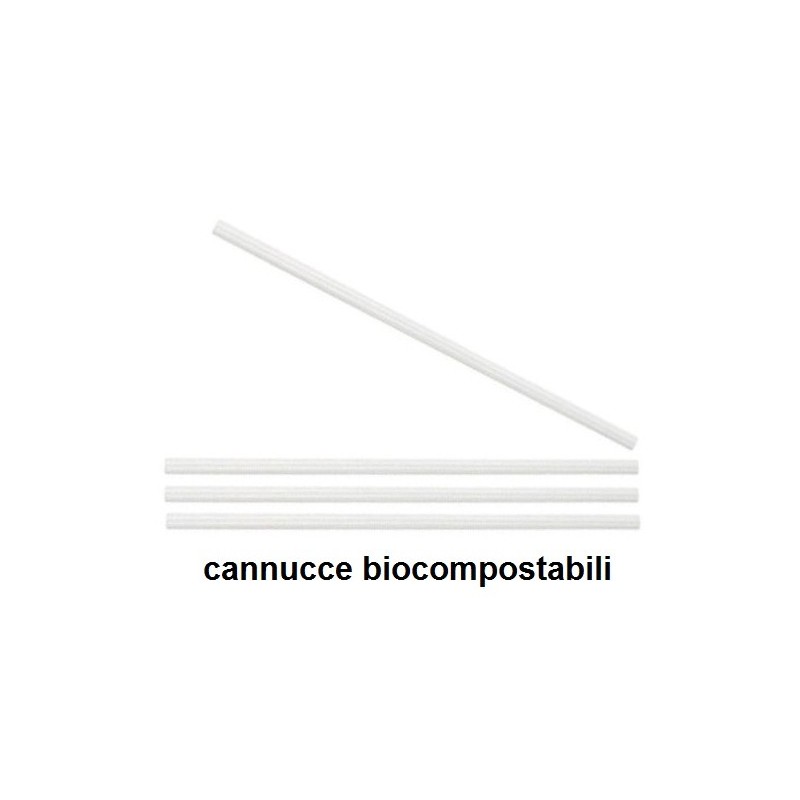 500 CANNUCCE PLA BIO 7x15 bi  - 3915014 | Novalberghiera