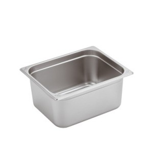 VASCA GN INOX 1/2 cm32,5x26,5x15h  - 3083015 | Novalberghiera