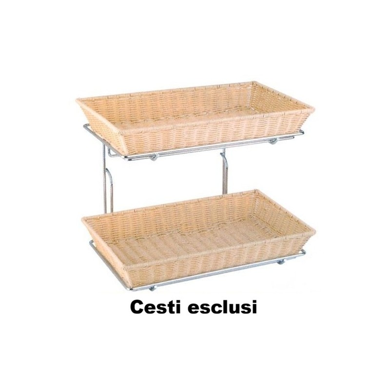 SUPPORTO 2 PIANI 50x34  - 5407000 | Novalberghiera