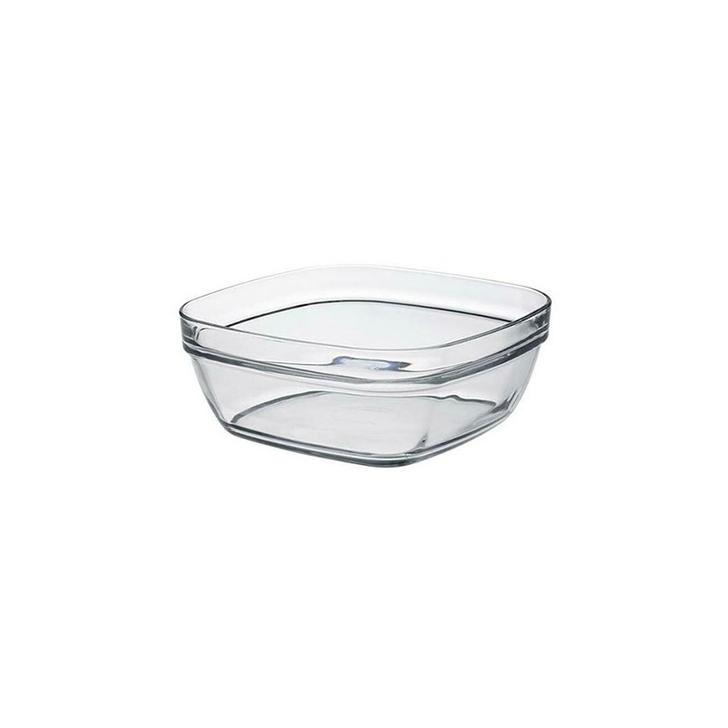 COPPA QUADRA VETRO cm 14x14  - 2571014 | Novalberghiera
