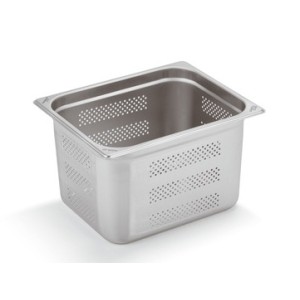 VASCA INOX FORATA GN 1/2x20h  - 3091020 | Novalberghiera