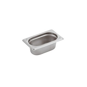 VASCA GN INOX 1/9 cm17,6x11x6,5h  - 3086106 | Novalberghiera