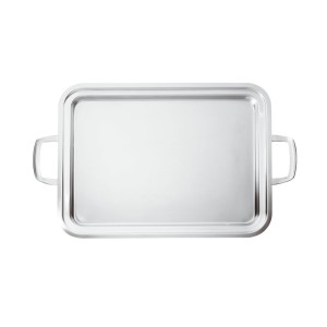 VASSOIO INOX RETT. C/M cm 40x26  - 3233040 | Novalberghiera
