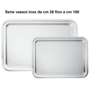 VASSOI RETTANGOLARI INOX  - 3234999 | Novalberghiera