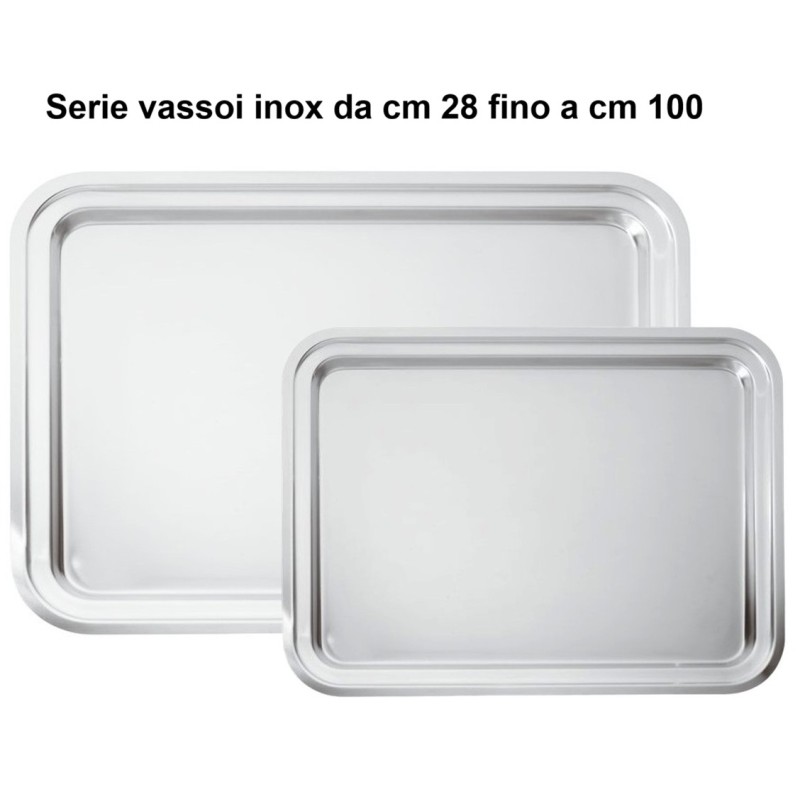 VASSOI RETTANGOLARI INOX  - 3234999 | Novalberghiera