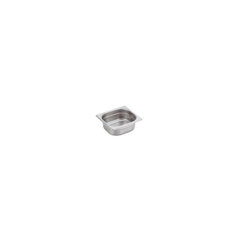 VASCA GN INOX 1/6 cm17,6x16x6,5h  - 3086006 | Novalberghiera