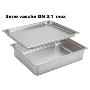 VASCA GN INOX 2/1 cm 65x53  - 3080999 | Novalberghiera