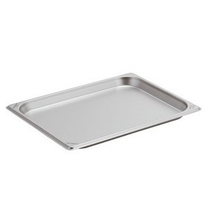 VASCA GN INOX 1/2 cm32,5x26,5x2h  - 3083002 | Novalberghiera