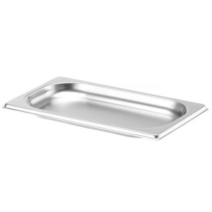VASCA GN INOX 1/3 cm32,5x18x2h  - 3084002 | Novalberghiera