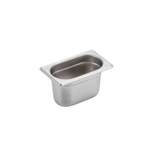 VASCA GN INOX 1/9 cm17,6x11x10h  - 3086110 | Novalberghiera