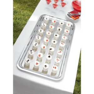 VASSOIO RETT.INOX cm 100x50  - 3234099 | Novalberghiera