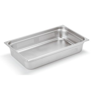 VASCA GN INOX FORATA GN 1/1x10h  - 3089010 | Novalberghiera