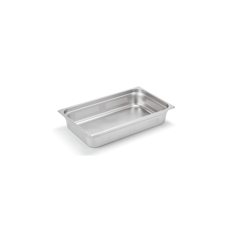 VASCA GN INOX FORATA GN 1/1x10h  - 3089010 | Novalberghiera