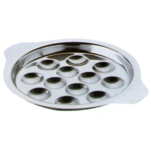 PIATTO LUMACHE INOX Pti x 6  - 1171206 | Novalberghiera