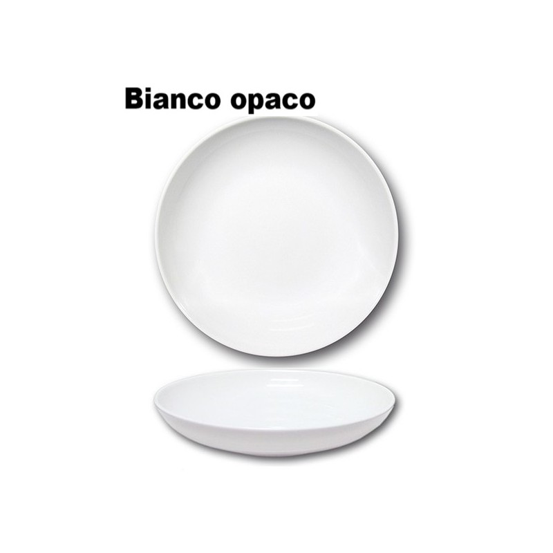 MATT WHITE PIATTO FONDO cm 22