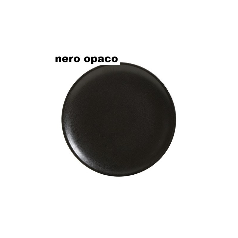 MATT NERO PIATTO PIANO cm 28
