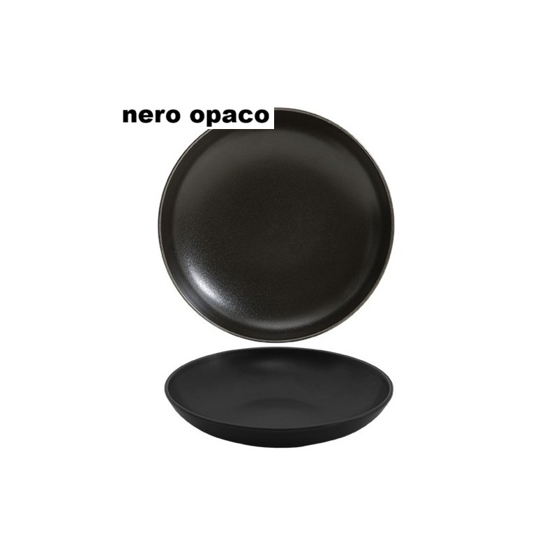 MATT NERO PIATTO FONDO cm 22