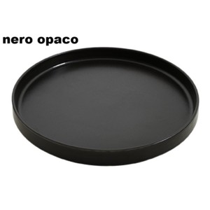 MATT NERO PIATTO BORDINO cm 28
