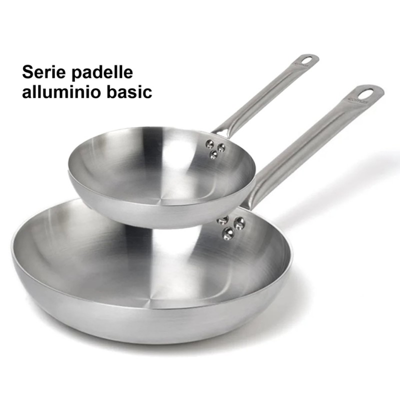 SERIE PADELLE FONDE ALLUMINIO