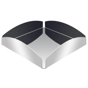 PORTATOVAGLIOLI inox cm 14x14x5h