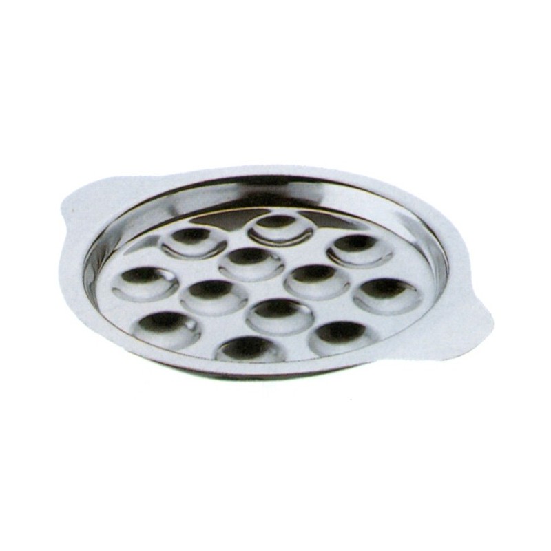 PIATTO LUMACHE INOX Pti x 12  - 1171212 | Novalberghiera