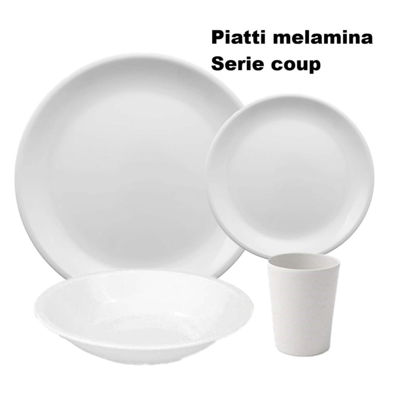SERIE PIATTI MELAMINA COUP