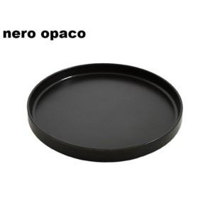 MATT NERO PIATTO BORDINO cm 20