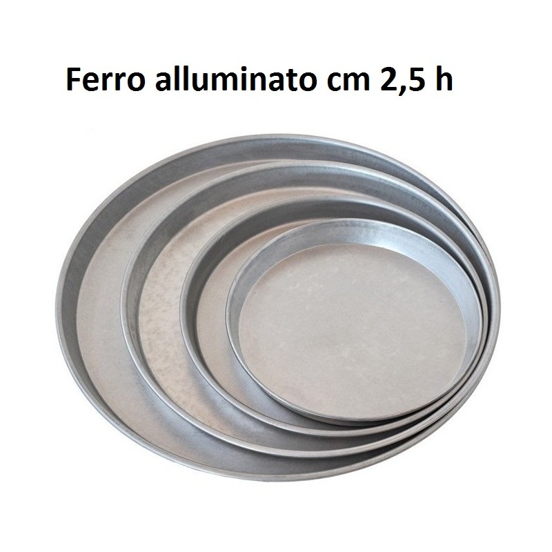 TEGLIA FERRO ALLUMINATO cm 2,5h  - 1952999 | Novalberghiera