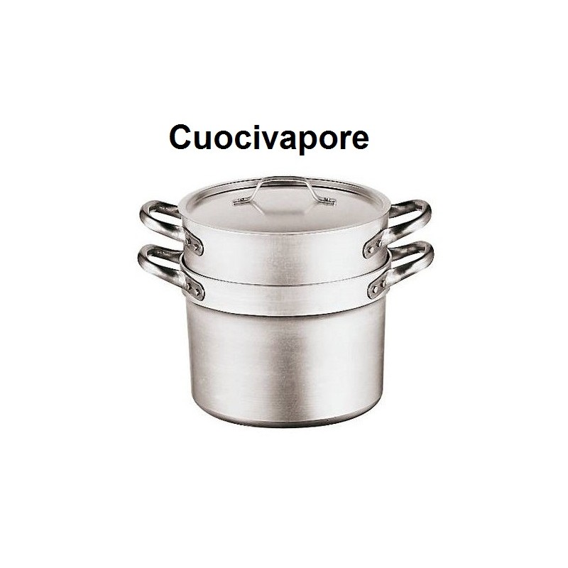 CUOCIVAPORE ALLUMINIO 3 Pezzi  - 1961999 | Novalberghiera