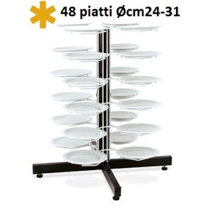 CARRELLO 48 PIATTI B.cm60x60  - 2358048 | Novalberghiera