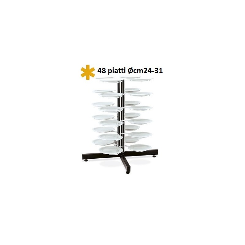 CARRELLO 48 PIATTI B.cm60x60  - 2358048 | Novalberghiera