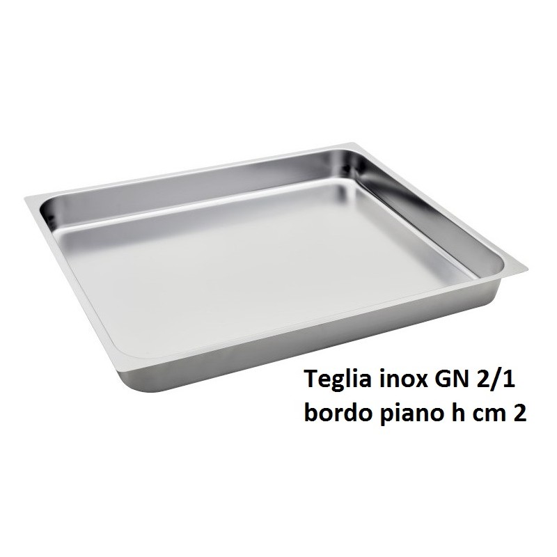 TEGLIA INOX GN 2/1x2h  - 3078002 | Novalberghiera