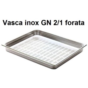 VASCA INOX FORATA GN 2/1  - 3088999 | Novalberghiera