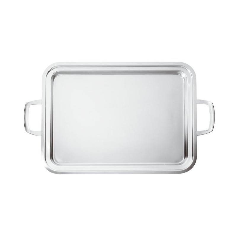 VASSOIO INOX RETT. C/M cm 40x26  - 3233040 | Novalberghiera